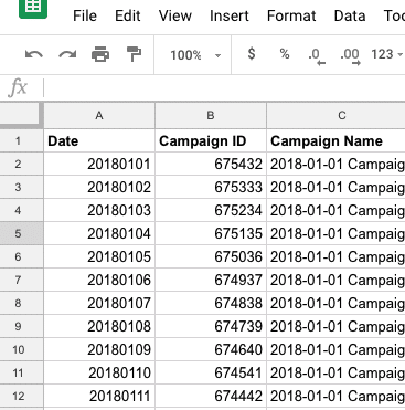 Problem 2: Date fields not showing correctly in Data Studio