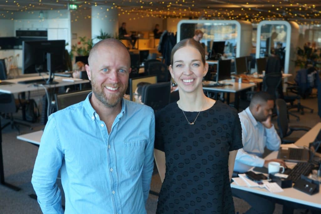 Avaus-Chef Data Scientist Ola Ottosson und CEO Emma Storbacka - ein von Algorithmen gesteuertes Unternehmen
