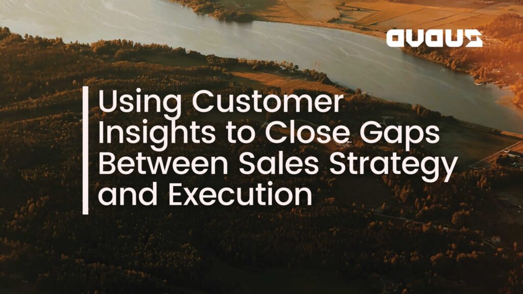 ​​Using Customer Insights to Close Gaps Between Sales Strategy and Execution