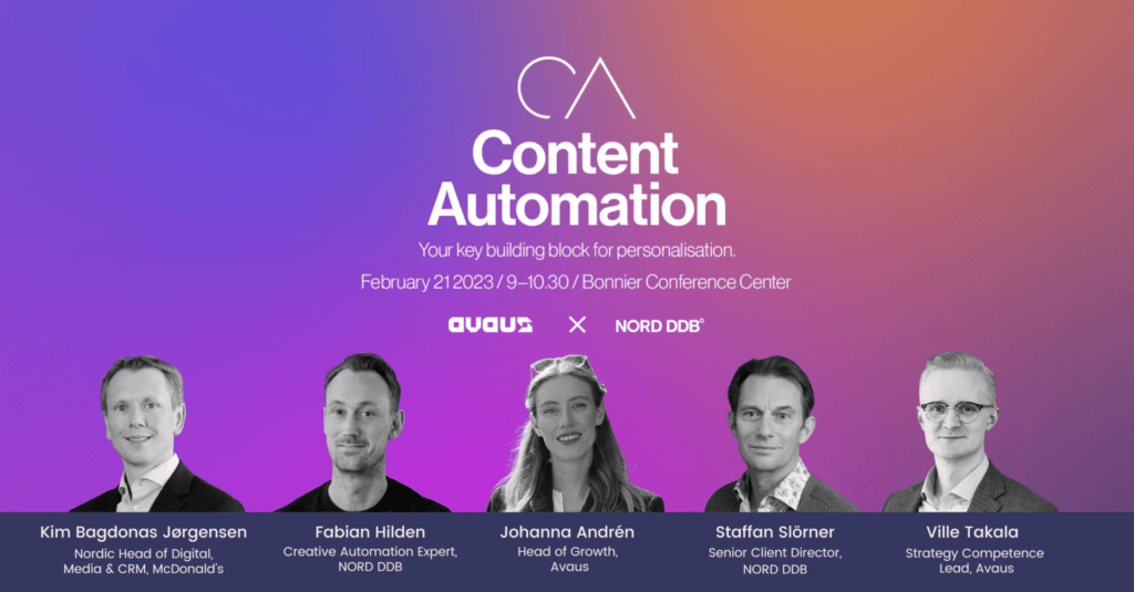 4 highlights from the event Content Automation – Your key building block for personalisation.