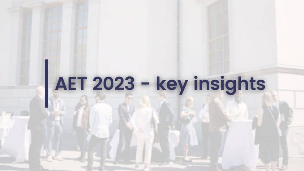 AET 2023 – key insights