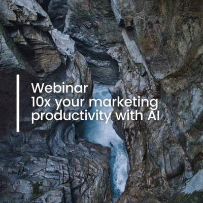 Webinar 10x your marketing productivity with AI