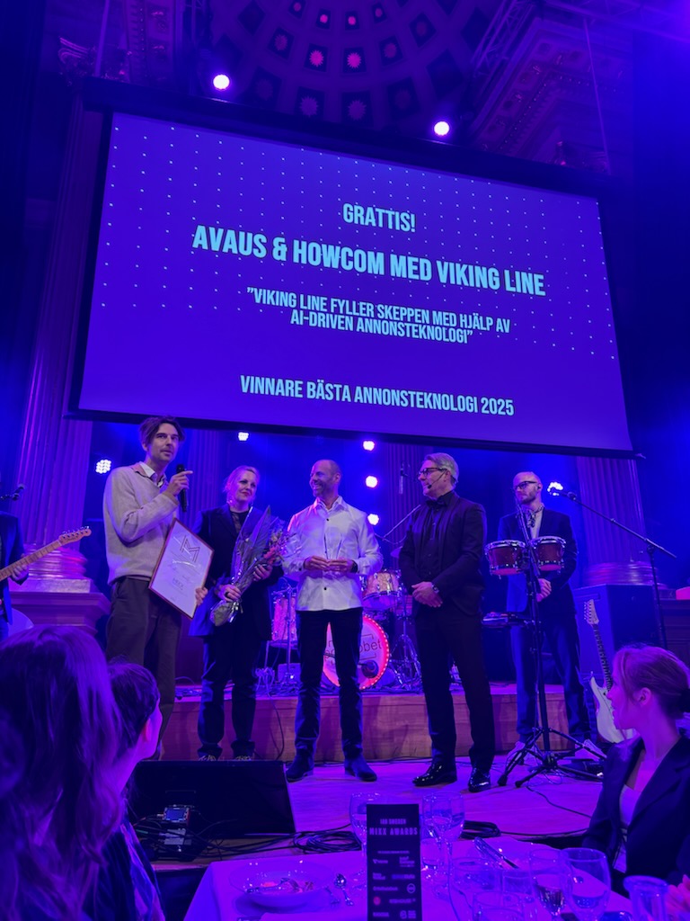 Avaus wins Mixx Award for Best Ad Technology 2025