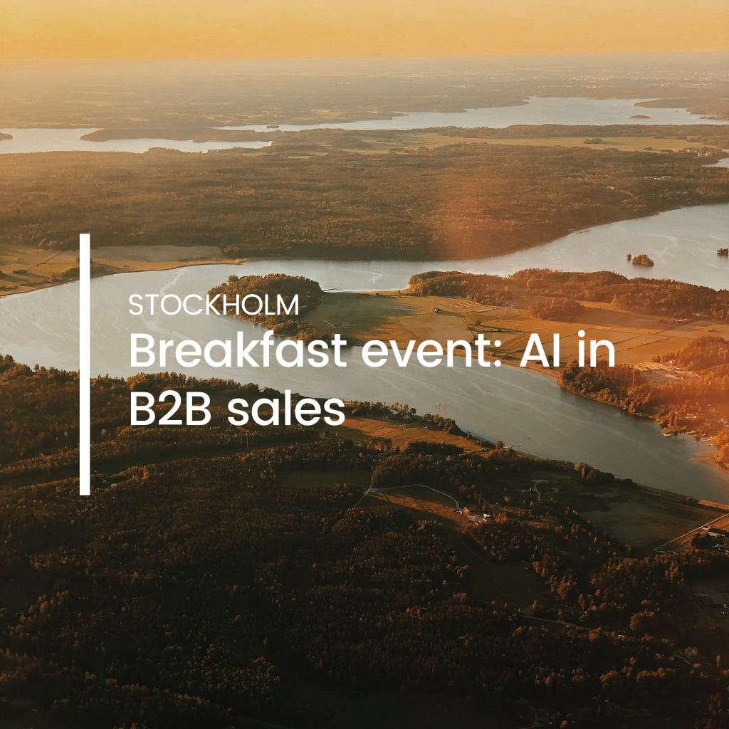 Stockholm breakfast event, November 3